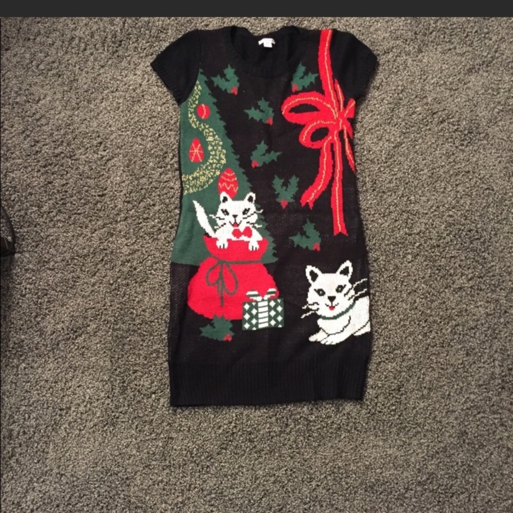Christmas sweater dress